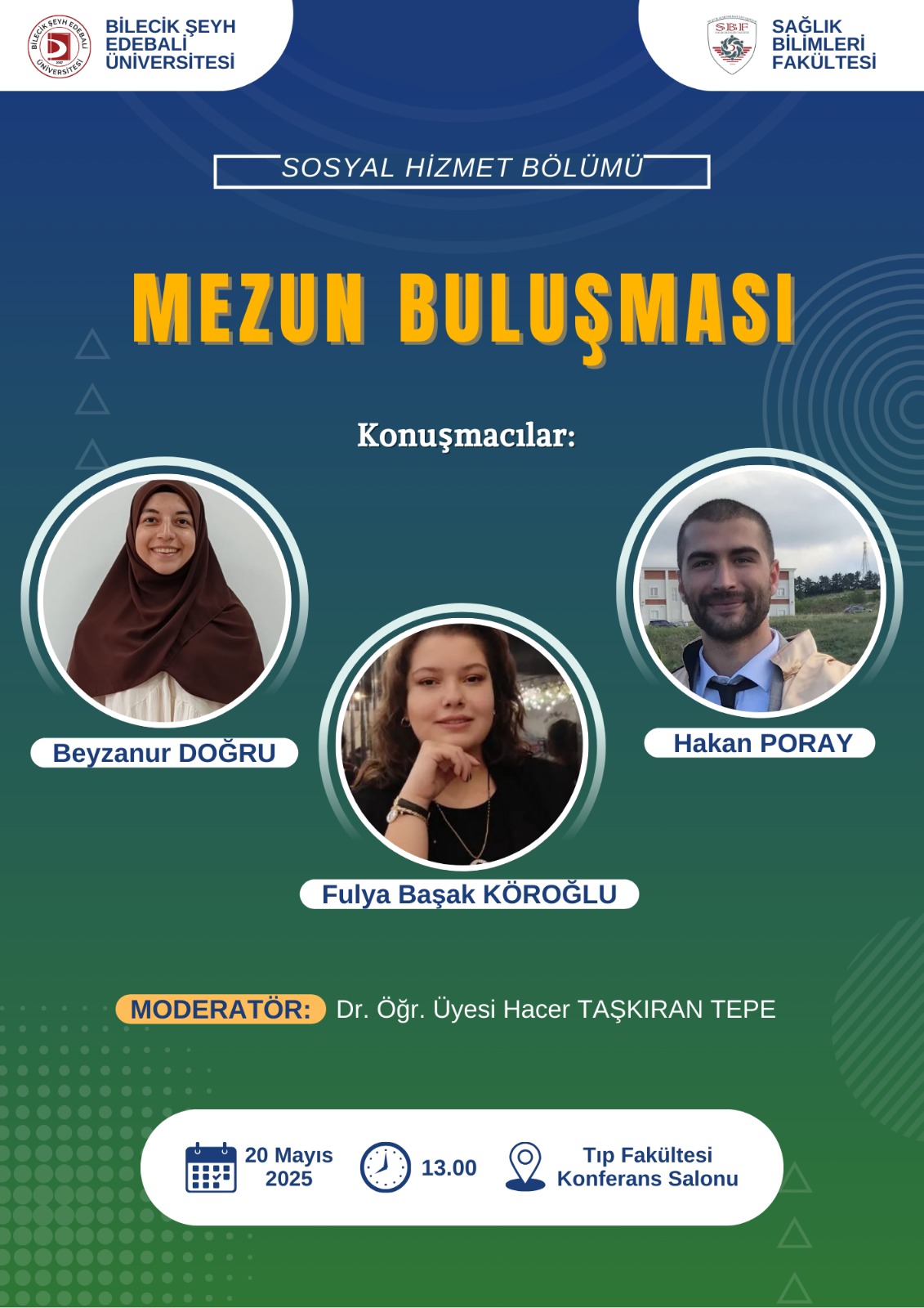  Sosyal Hizmette Kariyer Planlama Dersi  Mezun Buluşması Etkinliği 